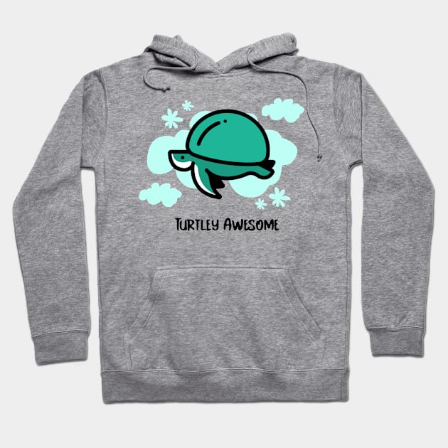 Turtley Awesome Hoodie by Mint Tee